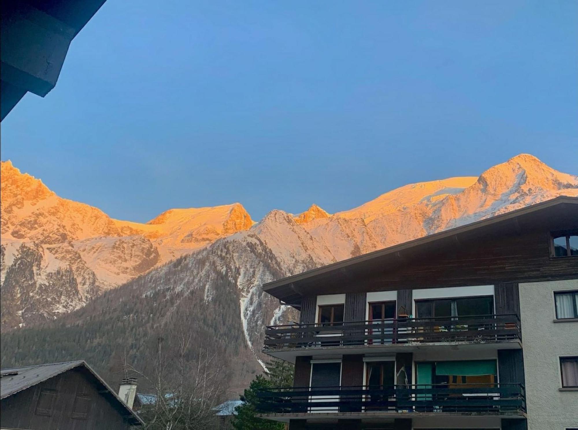 Les Dryades - Renove - Balcon Avec Vue Mt Blanc Les Houches Luaran gambar